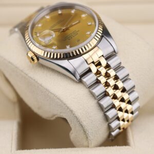Retro chronograph watch with original lume
