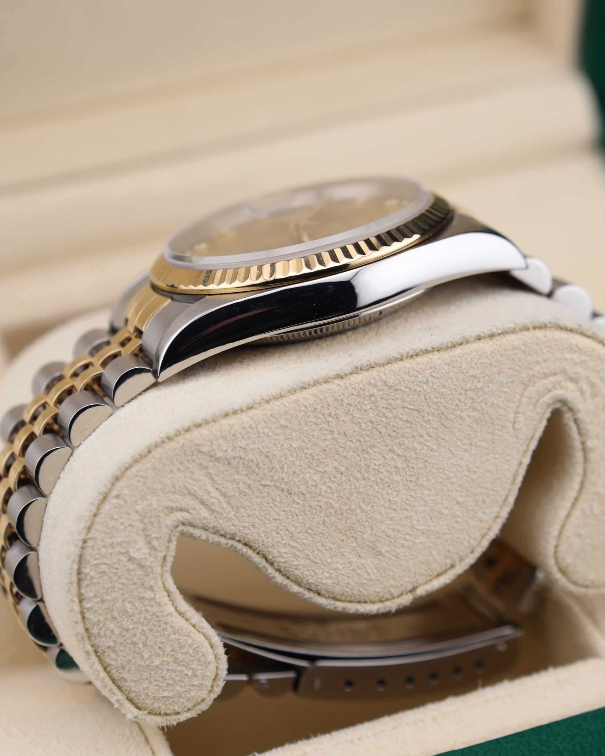 Vintage dress watch with patina dial