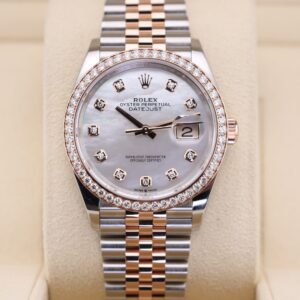 Full view of retro mechanical wristwatch