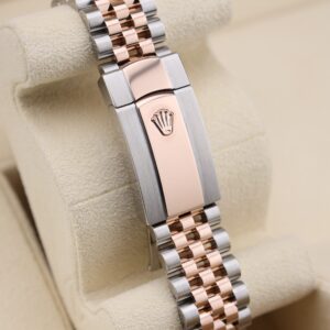 Luxury wristwatch with mother-of-pearl dial