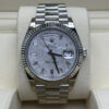 Premium wristwatch with meteorite dial and baguette markers