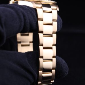 Close-up of vintage diver watch bezel and dial