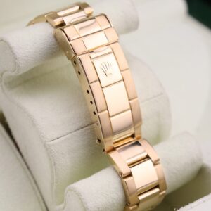 Rolex Submariner yellow gold bracelet and case