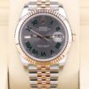 Luxury rose gold wristwatch with Jubilee bracelet