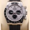 Luxury chronograph watch with grey dial