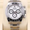 Rare retro chronograph watch with white dial