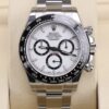 White dial chronograph wristwatch