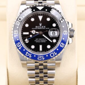 Rolex GMT-Master II Batgirl wristwatch with Jubilee bracelet