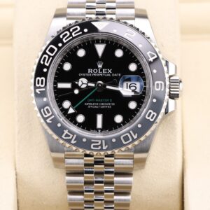 Mechanical watch on Jubilee bracelet with stickers