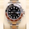 Neo-vintage two-tone GMT wristwatch