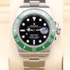 Green bezel Rolex Submariner diver watch