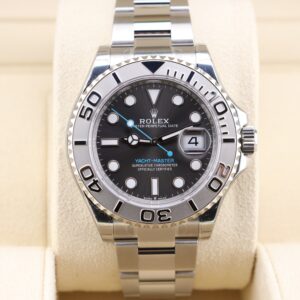 Luxury sports wristwatch with slate dial