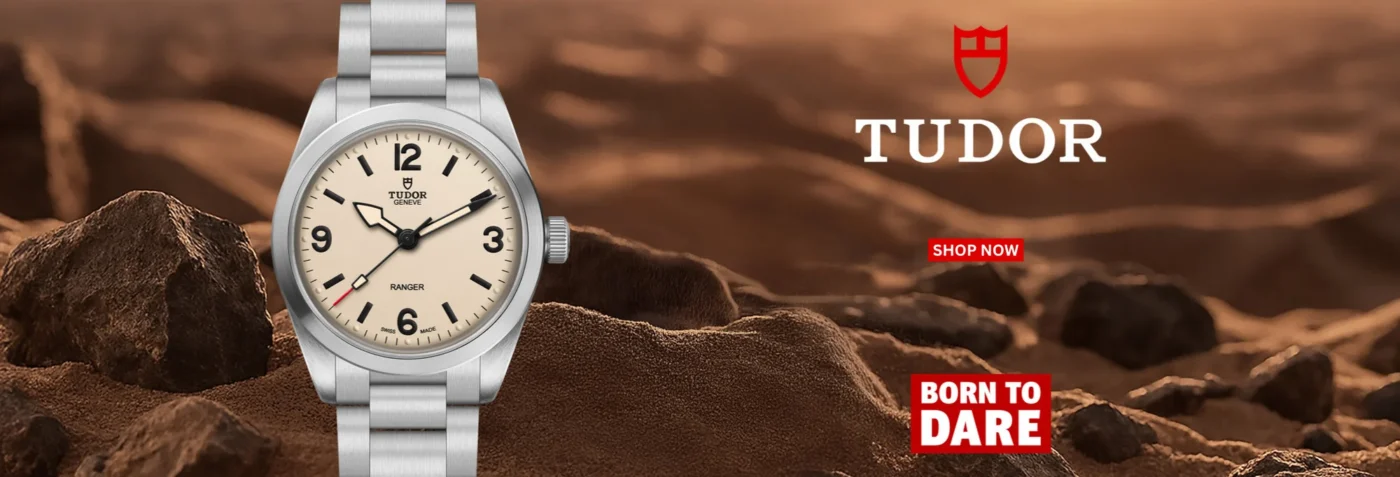 Neo-vintage Tudor style wristwatch